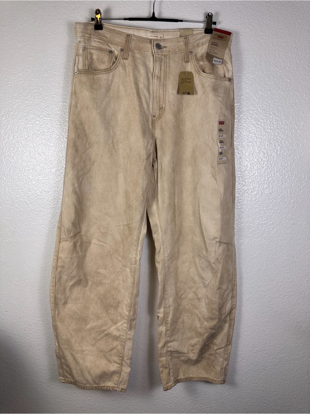 Levi's Cinch Barrel Women’s Loose High Rise Cotton Denim Jeans 5-Pocket